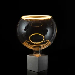 Discount Cubic Tischleuchte mit LED Floating Globe 200 klar Dekoration|Tischleuchten