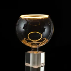 Discount Cubic Tischleuchte mit LED Floating Globe 200 klar Dekoration|Tischleuchten