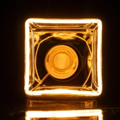 Clearance LED Floating Cube klar E27, 4,5 W, 2200 K, dimmbar E27|Dekorative Leuchtmittel