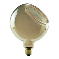 LED Floating Globe 150 45° smokey grau E27, 6 W, 1900 K, dimmbar E27|Dekorative Leuchtmittel