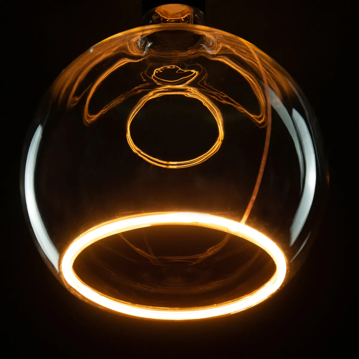 Clearance LED Floating Globe 200 klar E27, 5 W, 2200 K, dimmbar E27|Dekorative Leuchtmittel