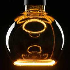 Outlet LED Floating Globe 125 smokey grau E27, 6 W, 1900 K, dimmbar E27|Dekorative Leuchtmittel