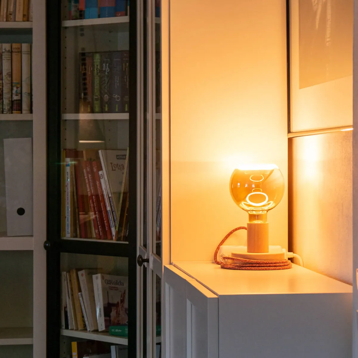 Outlet LED Floating Globe 125 smokey grau E27, 6 W, 1900 K, dimmbar E27|Dekorative Leuchtmittel