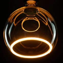 Sale LED Floating Globe 150 smokey grau E27, 6 W, 1900 K, dimmbar E27|Dekorative Leuchtmittel