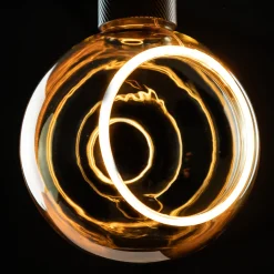 LED Floating Globe 150 90° Gold E27, 4,5 W, 2200 K, dimmbar E27|Dekorative Leuchtmittel