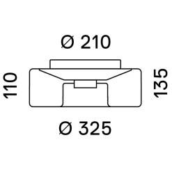 Hot Curling Ceiling L LED Deckenleuchte Downlights|Objektbeleuchtung