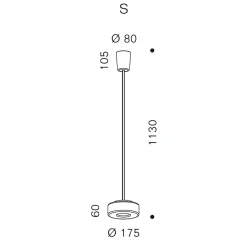 Sale Curling Suspension Tube S LED Pendelleuchte, 2700 K Pendelleuchten|Flur