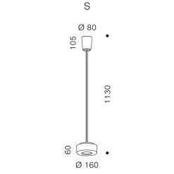 Sale Curling Suspension Tube S LED Pendelleuchte, 2700 K Pendelleuchten|Flur