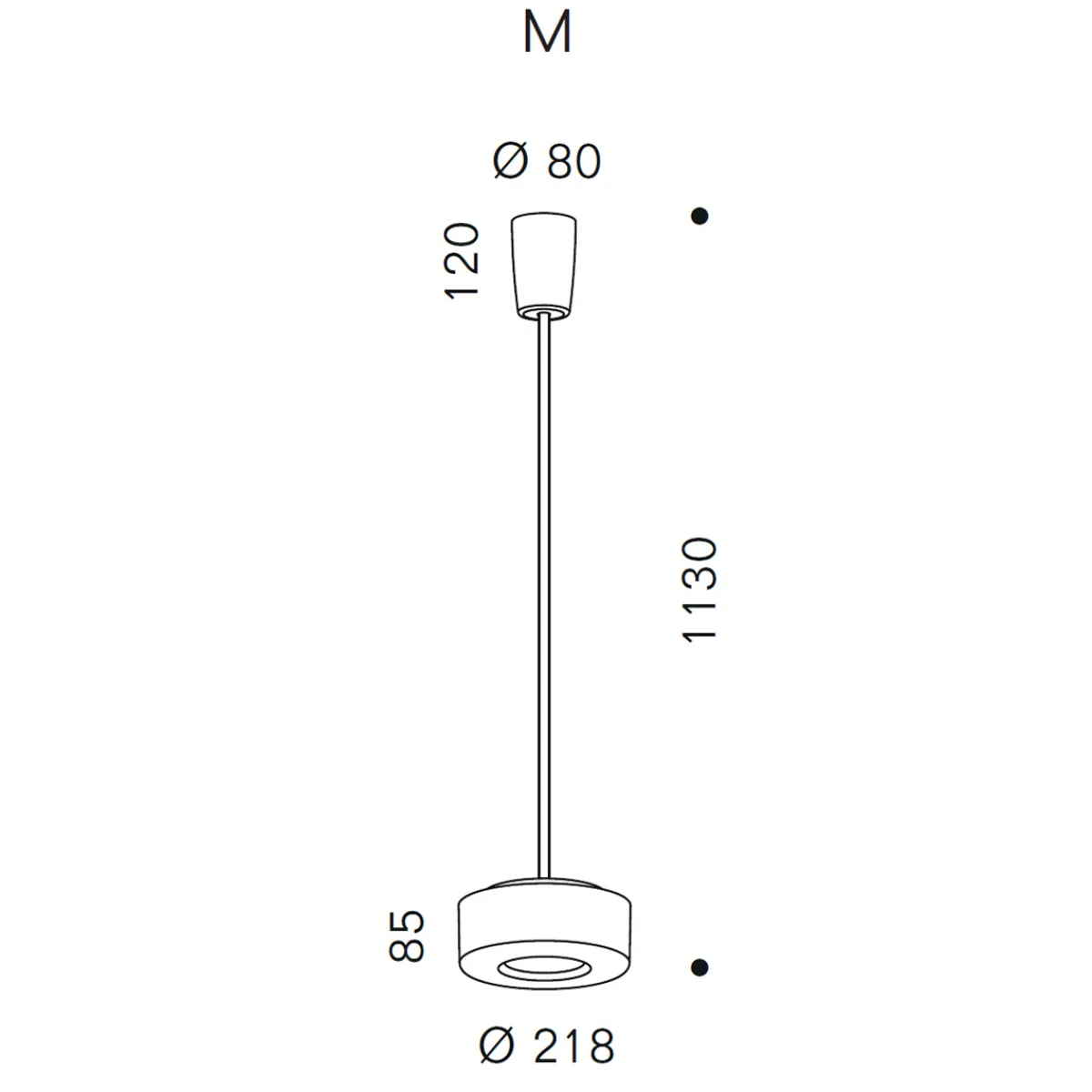 Outlet Curling Suspension Tube M LED Pendelleuchte, 2700 K Pendelleuchten|Flur