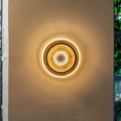 Outlet Curling Wall S LED Wandleuchte Wohnzimmer|Flur