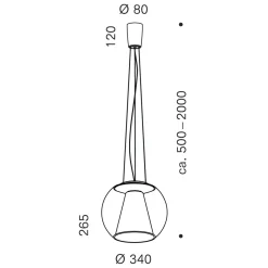 Online Draft Suspension Rope M LED Pendelleuchte, Dim2Warm Pendelleuchten|Flur