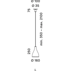 Discount One Eighty L Suspension, Rückläufer Pendelleuchten