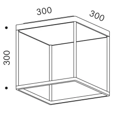 Clearance Reflex² Ceiling M 300 LED Deckenleuchte, weiß Deckenleuchten|Flur
