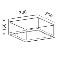 New Reflex² Ceiling M 150 LED Deckenleuchte, weiß Deckenleuchten|Flur