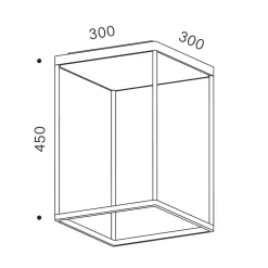 Clearance Reflex² Ceiling M 450 Tunable White LED Deckenleuchte, schwarz Arbeitszimmer|Büros