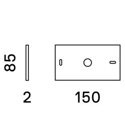 Best SML² 150 Wall Wandabdeckung Leuchtenzubehör