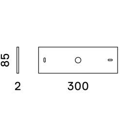 Discount SML² 300 Wall Wandabdeckung Leuchtenzubehör