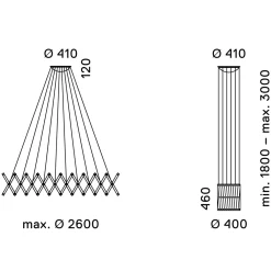 Outlet Zoom XL Pendelleuchte Pendelleuchten