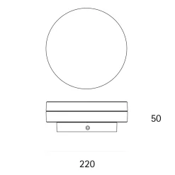 Best Circel LED Deckenleuchte IP44, Ø: 22 cm Deckenleuchten|Flur