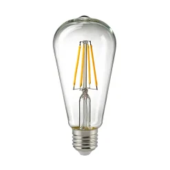 Discount LED Filament Edison Lampe E27 klar, 7 W, Dim-to-Warm E27|Dekorative Leuchtmittel