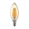 Online LED Filament Kerze E14 Gold, 2,2 W, 2400 K, dimmbar E14|Led-Lampen