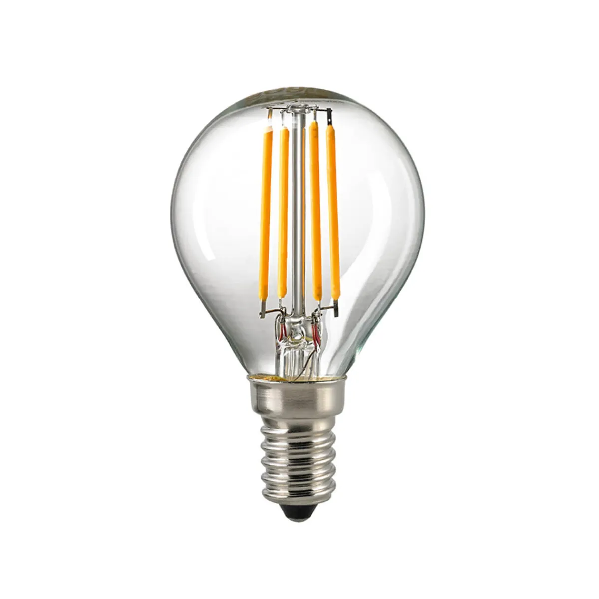 Outlet LED Filament Kugellampe E14 klar, 2,5 W, 2700 K, dimmbar E14|Led-Lampen