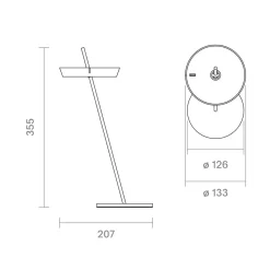 New Mahina LED Akkuleuchte, Flex-Mood Tischleuchten|Leseleuchten