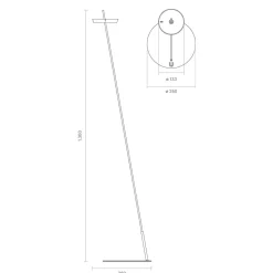 Clearance Mahina LED Akku-Stehleuchte, Flex-Mood Schlafzimmer|Stehleuchten