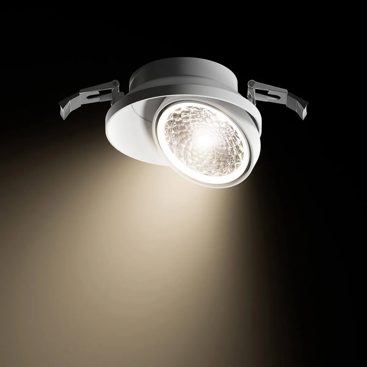 Discount Nivo LED Decken-Einbauleuchte, schwenkbar, Ø: 14,2 cm Museen/Showrooms|Strahler