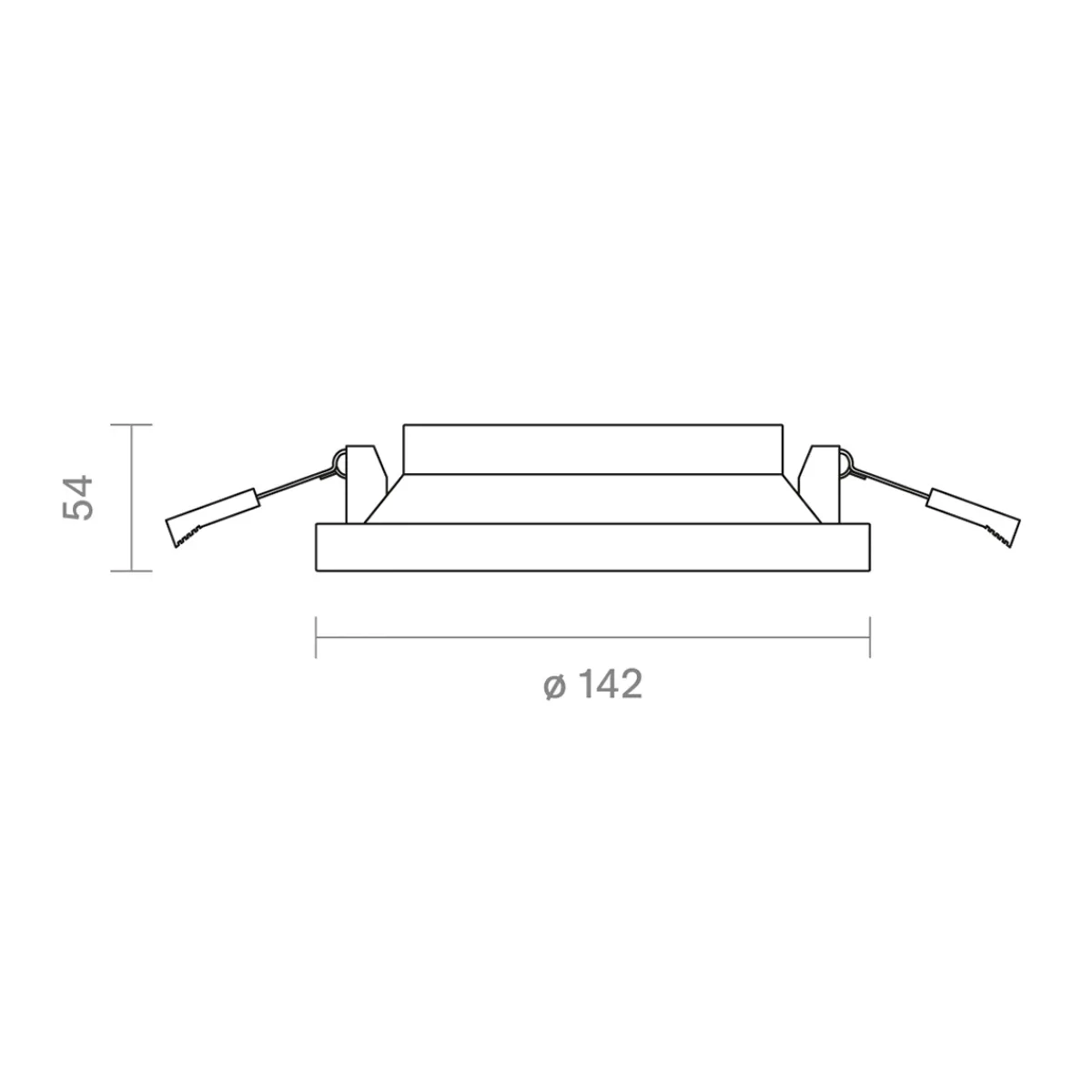 Discount Nivo LED Decken-Einbauleuchte, schwenkbar, Ø: 14,2 cm Museen/Showrooms|Strahler