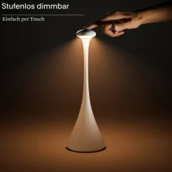 Best Nudrop LED Akkuleuchte Gastronomie|Terrassen