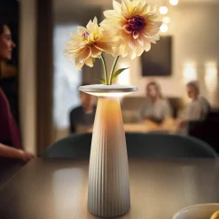 Outlet Nuflair LED Akkuleuchte & Vase Dekoration|Gastronomie