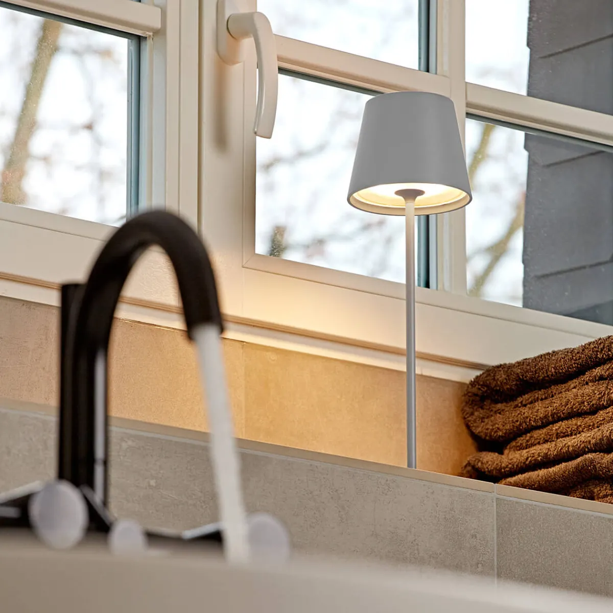 Clearance Nuindie LED Akkuleuchte, Flex-Mood Gastronomie|Terrassen