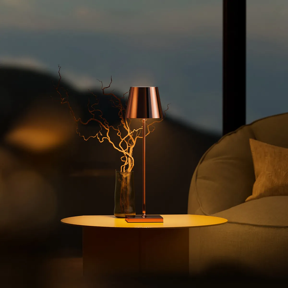 Clearance Nuindie LED Akkuleuchte, Flex-Mood Gastronomie|Terrassen