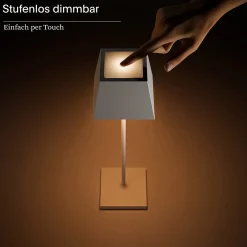 Discount Nuindie LED Akkuleuchte, Flex-Mood, eckig Terrassen|Dekorative Leuchten