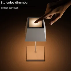 Best Nuindie mini LED Akkuleuchte, Flex-Mood, eckig Gastronomie|Terrassen