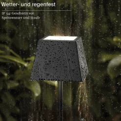 Best Nuindie mini LED Akkuleuchte, Flex-Mood, eckig Gastronomie|Terrassen