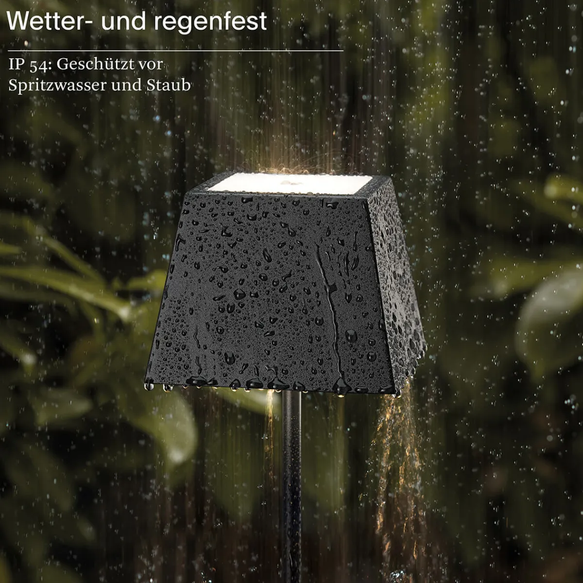 Best Nuindie mini LED Akkuleuchte, Flex-Mood, eckig Gastronomie|Terrassen