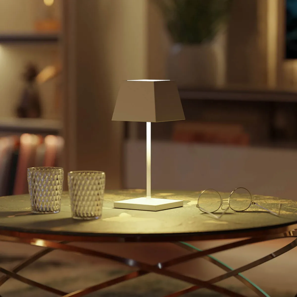 Best Nuindie mini LED Akkuleuchte, Flex-Mood, eckig Gastronomie|Terrassen