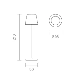 Best Nuindie pocket LED Akkuleuchte, Flex-Mood Gastronomie|Terrassen