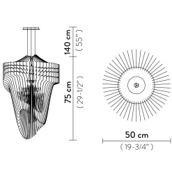 Aria Suspension Small Essbereiche|Pendelleuchten