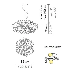 Hot Clizia Mama non Mama Suspension Wohnzimmer|Schlafzimmer