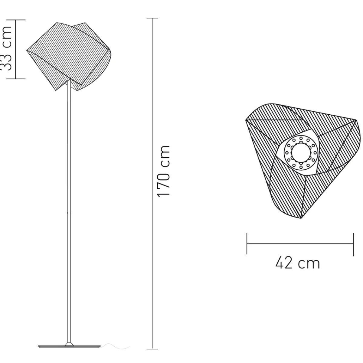 Outlet Gemmy Prisma Floor, Rückläufer Stehleuchten|Schlafzimmer
