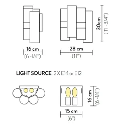 Online La Lollo Applique, 1. Generation Wandleuchten|Flur