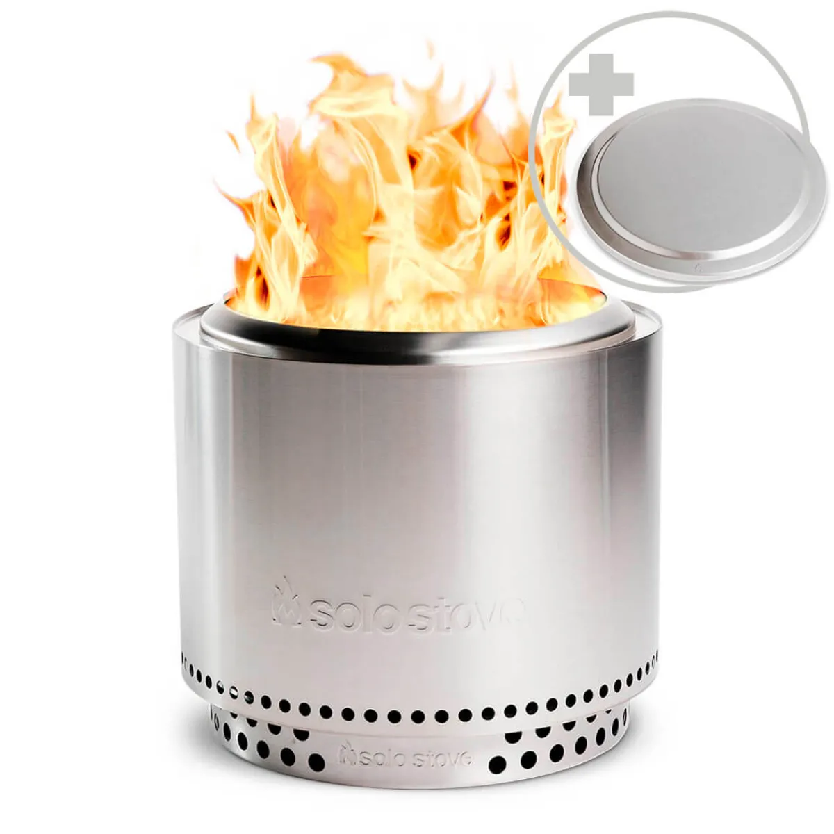 Best Bonfire 2.0 Feuerschale mit Standfuß, inkl. Deckel Feuerkörbe & Feuerschalen