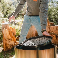 Best Bonfire 2.0 Feuerschale mit Standfuß, inkl. Deckel Feuerkörbe & Feuerschalen