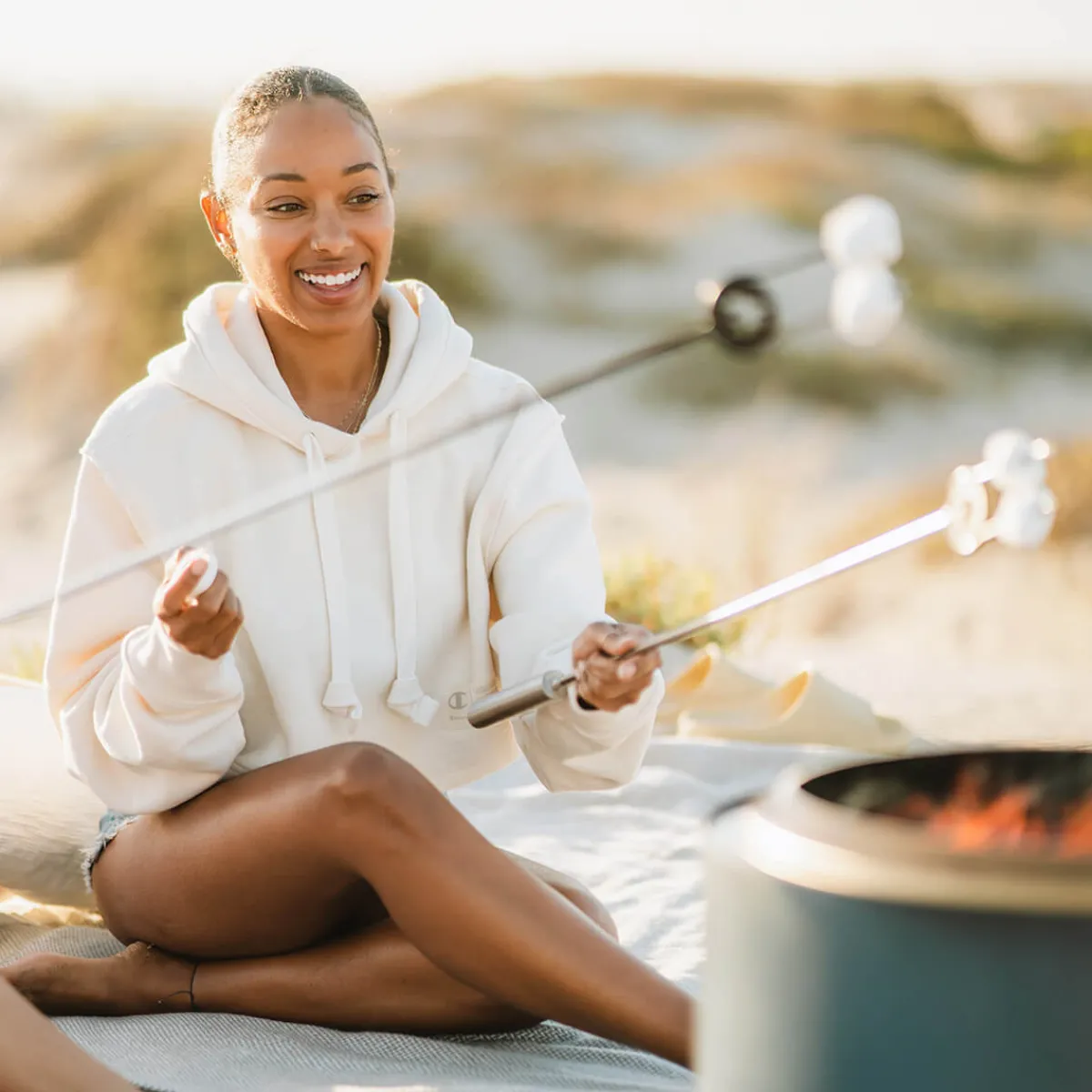 Best Bonfire 2.0 Feuerschale mit Standfuß, inkl. Deckel Feuerkörbe & Feuerschalen
