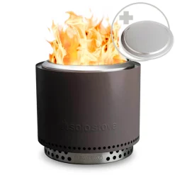 Best Bonfire 2.0 Feuerschale mit Standfuß, inkl. Deckel Feuerkörbe & Feuerschalen