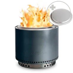 Best Bonfire 2.0 Feuerschale mit Standfuß, inkl. Deckel Feuerkörbe & Feuerschalen