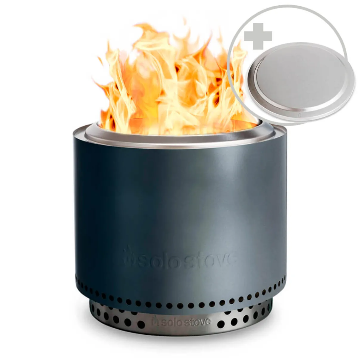 Best Bonfire 2.0 Feuerschale mit Standfuß, inkl. Deckel Feuerkörbe & Feuerschalen